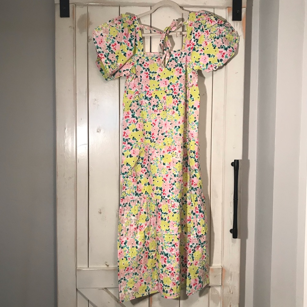 New Look Ditsy Floral Square Neck Sundress